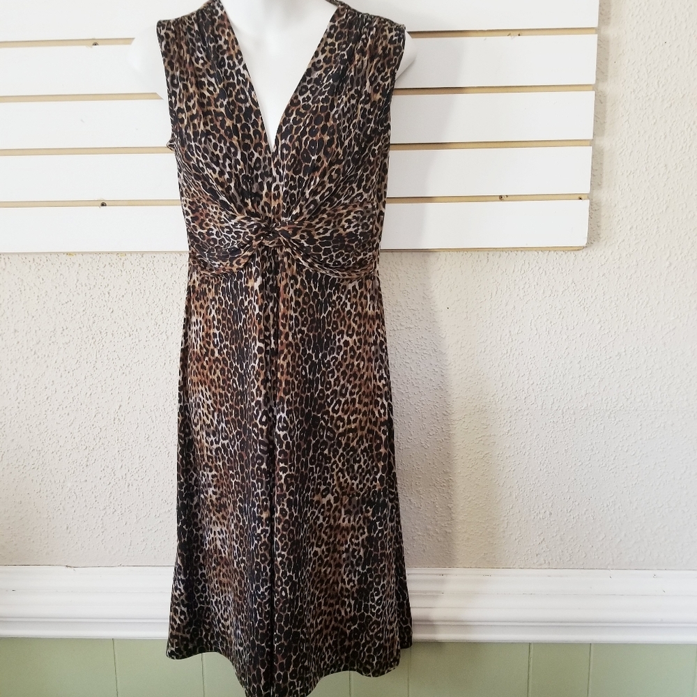 NWT East 5th Animal Print dress size S